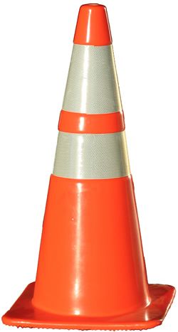 Traffic Cone, Orange, 28: Reflective Collar (4